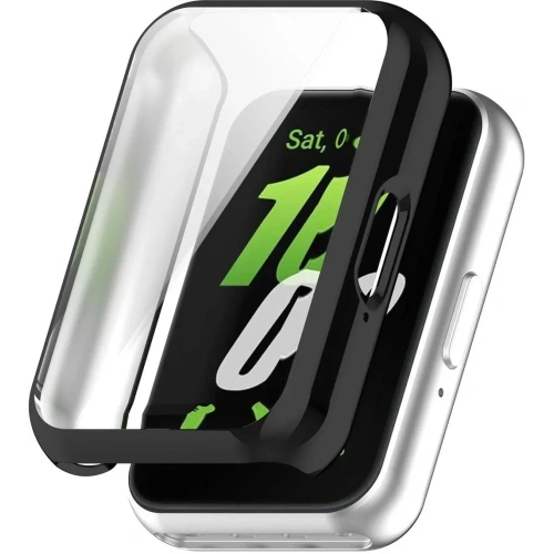 Etui z osłoną ekranu Bizon Case Watch Felipe do Samsung Galaxy Fit 3 czarne