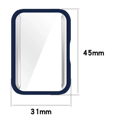 Etui z osłoną ekranu Bizon Case Watch Felipe do Samsung Galaxy Fit 3 niebieskie