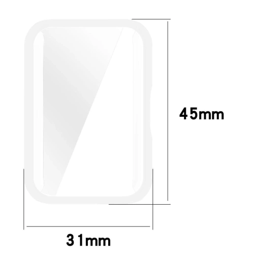 Etui z osłoną ekranu Bizon Case Watch Felipe do Samsung Galaxy Fit 3 przezroczyste