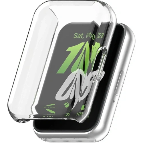 Etui z osłoną ekranu Bizon Case Watch Felipe do Samsung Galaxy Fit 3 przezroczyste
