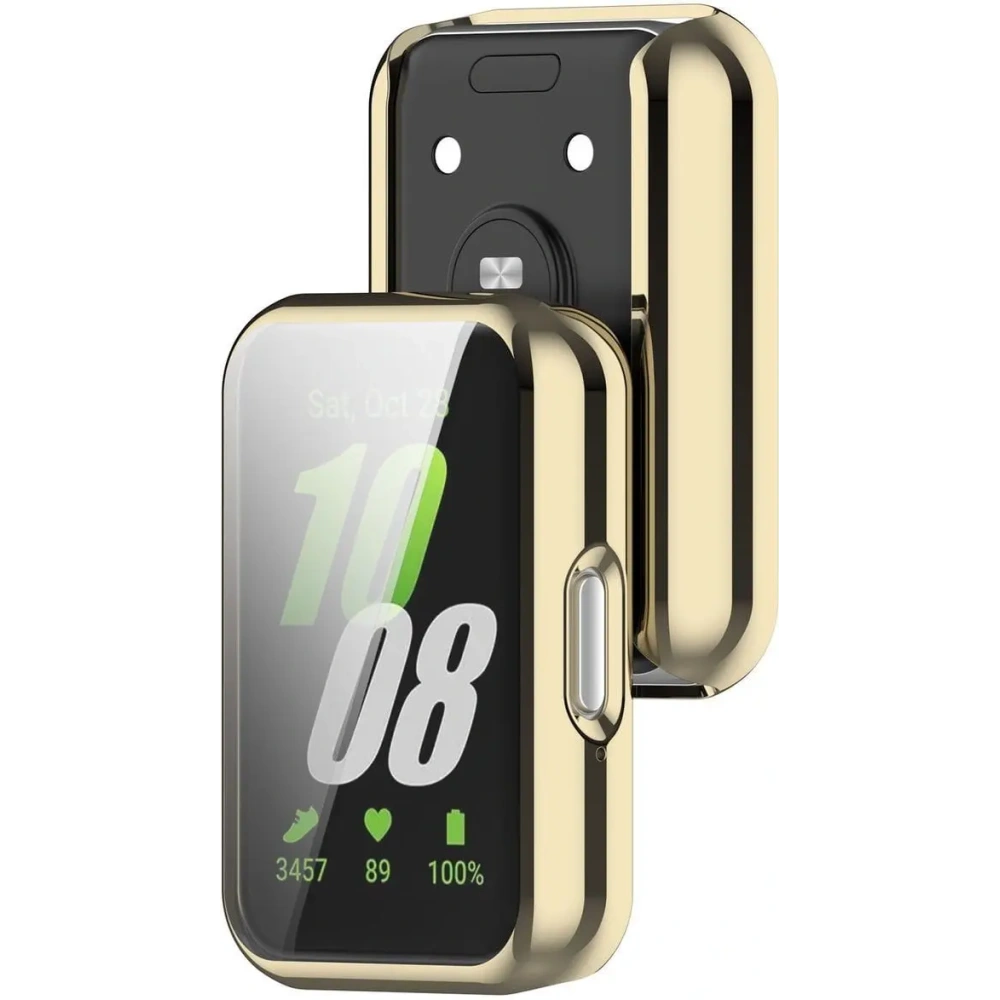 Hurtownia GSM - Etui z osłoną ekranu Bizon Case Watch Felipe do Samsung Galaxy Fit 3 złote - BIZ5240 - {ean13} - Hurt