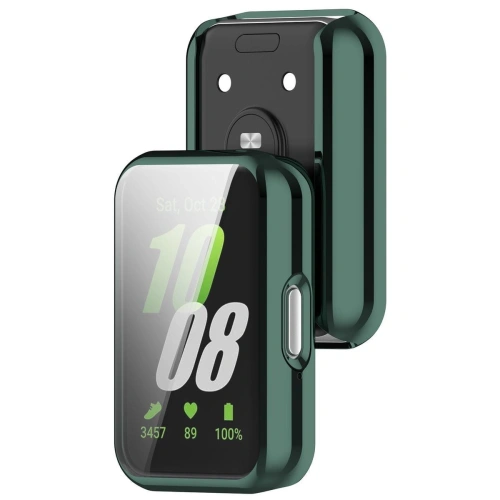 Etui z osłoną ekranu Bizon Case Watch Felipe do Samsung Galaxy Fit 3 zielone