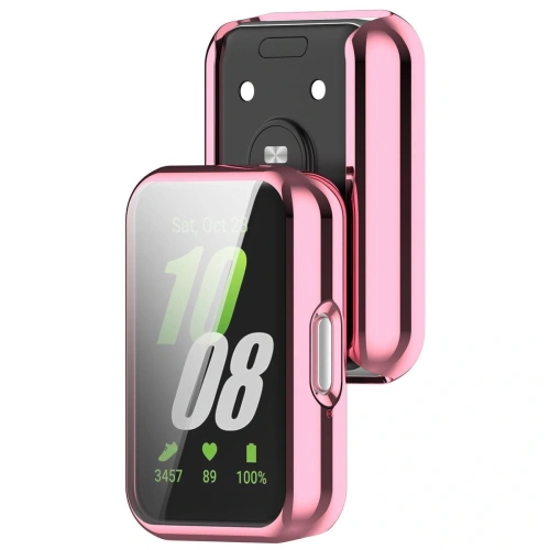 Etui z osłoną ekranu Bizon Case Watch Felipe do Samsung Galaxy Fit 3 różowe