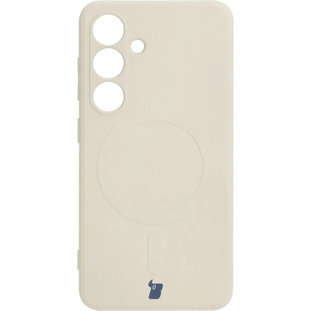 Hurtownia GSM - Etui Bizon Case Silicone Magnetic Sq do Samsung Galaxy S24 béžové - BIZ5243 - {ean13} - Hurt