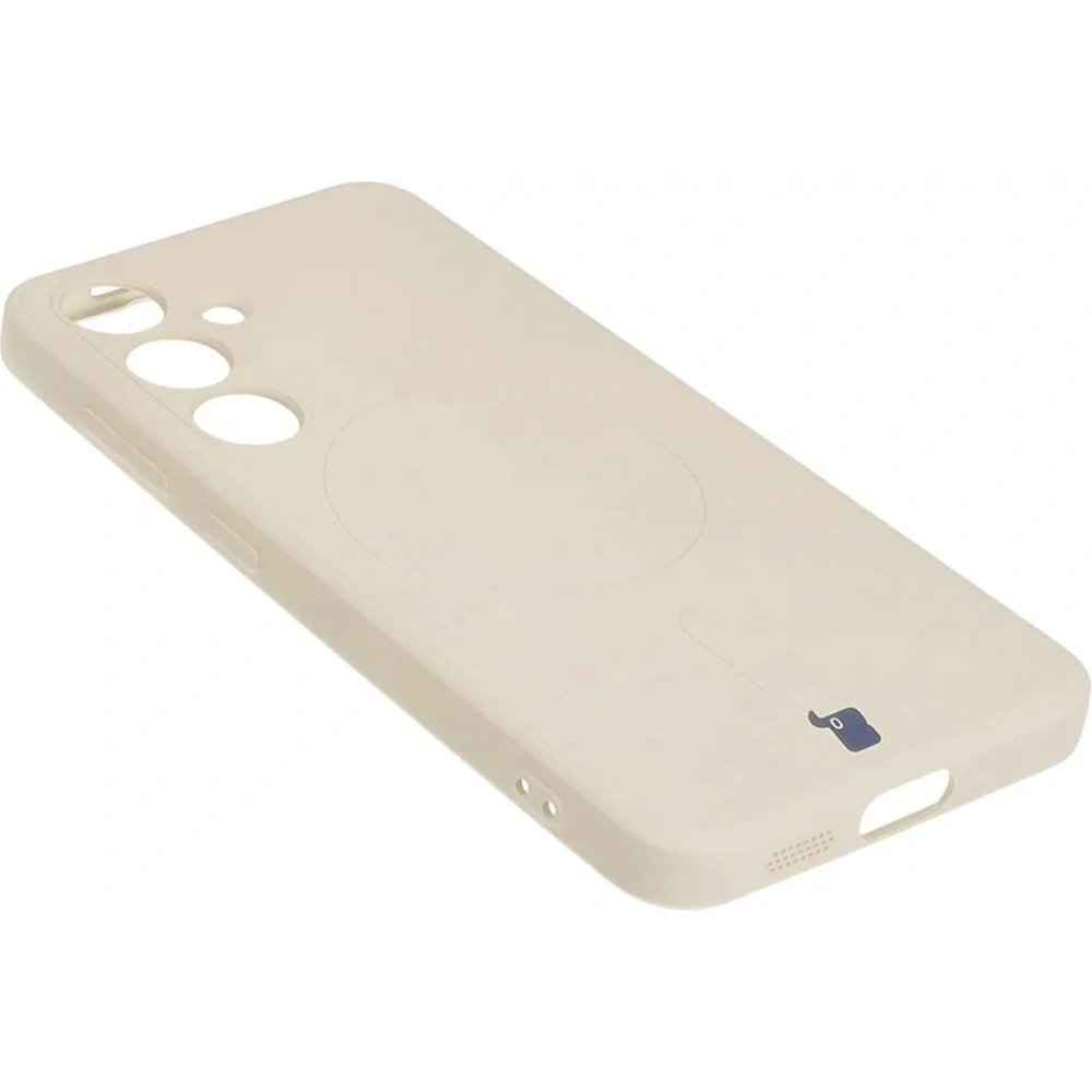 Hurtownia GSM - Etui Bizon Case Silicone Magnetic Sq do Samsung Galaxy S24 béžové - BIZ5243 - {ean13} - Hurt