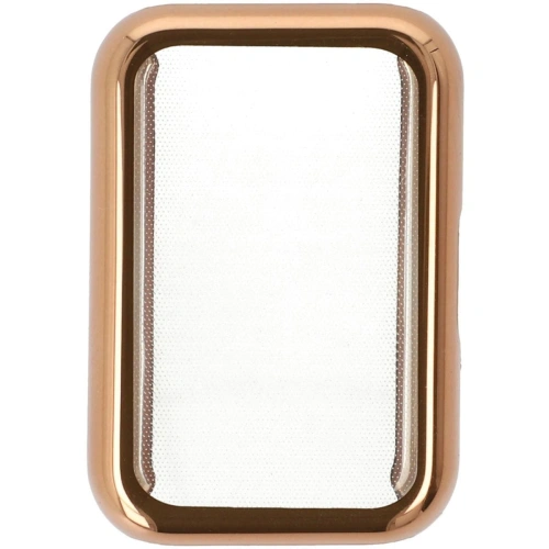 Etui z osłoną ekranu Bizon Case Watch Felipe do Samsung Galaxy Fit 3 różowozłote