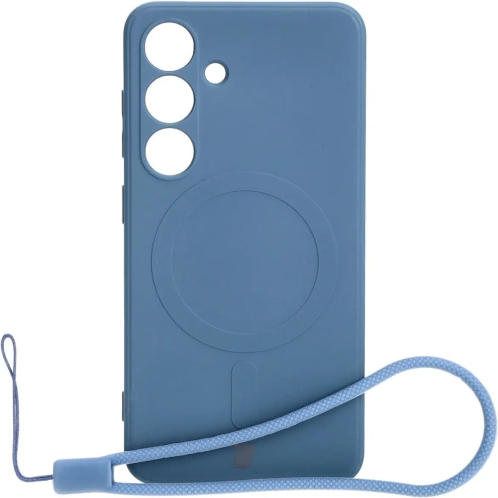 Hurtownia GSM - Etui Bizon Case Silicone Magnetic Sq do Samsung Galaxy S24 navy modré - BIZ5246 - {ean13} - Hurt