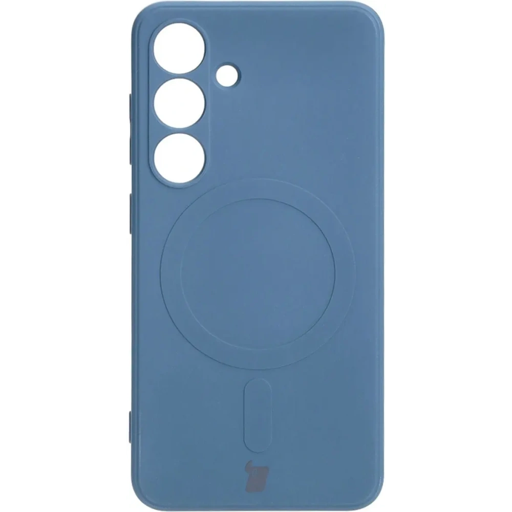 Hurtownia GSM - Etui Bizon Case Silicone Magnetic Sq do Samsung Galaxy S24 navy modré - BIZ5246 - {ean13} - Hurt