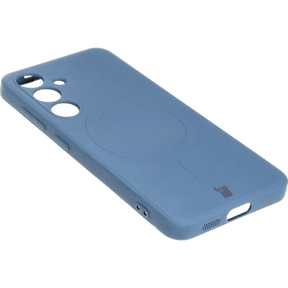 Hurtownia GSM - Etui Bizon Case Silicone Magnetic Sq do Samsung Galaxy S24 navy modré - BIZ5246 - {ean13} - Hurt