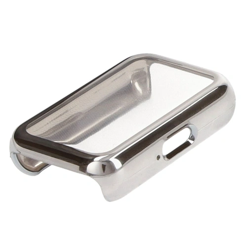 Etui z osłoną ekranu Bizon Case Watch Felipe do Samsung Galaxy Fit 3 srebrne