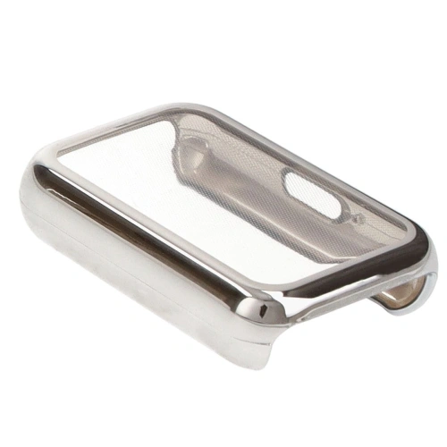 Etui z osłoną ekranu Bizon Case Watch Felipe do Samsung Galaxy Fit 3 srebrne