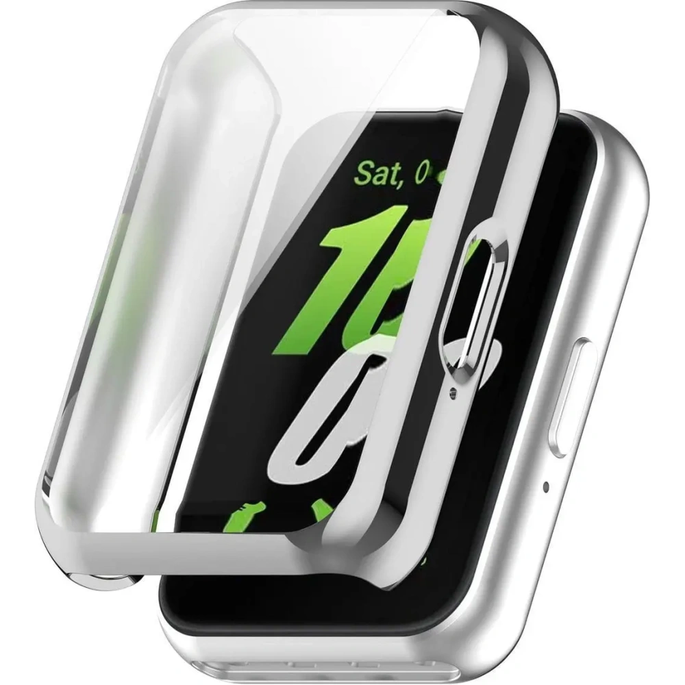 Hurtownia GSM - Etui z osłoną ekranu Bizon Case Watch Felipe do Samsung Galaxy Fit 3 srebrne - BIZ5247 - {ean13} - Hurt