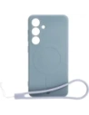 Bizon Case Silikon Magnetic Sq Samsung Galaxy S24 grau