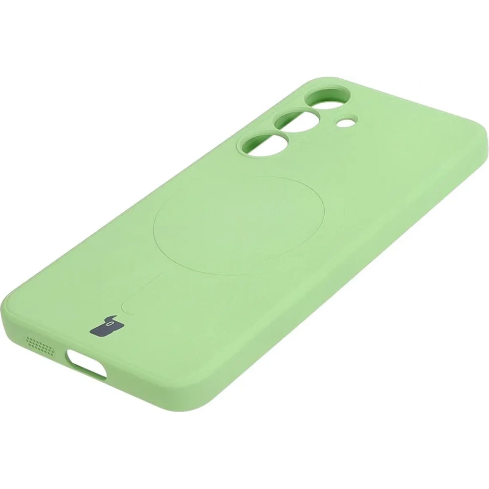 Hurtownia GSM - Bizon Case Szilikon Magnetic Sq Samsung Galaxy S24 világos zöld - BIZ5249 - {ean13} - Hurt