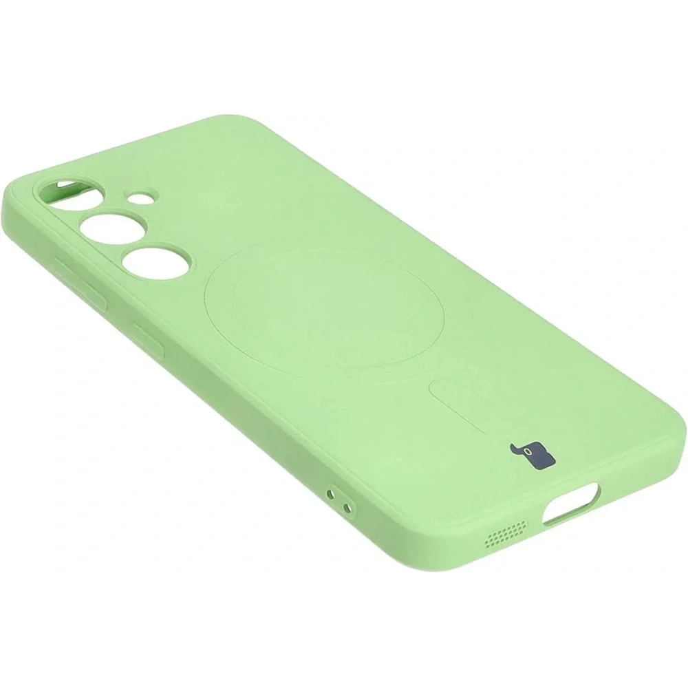 Hurtownia GSM - Bizon Case Szilikon Magnetic Sq Samsung Galaxy S24 világos zöld - BIZ5249 - {ean13} - Hurt