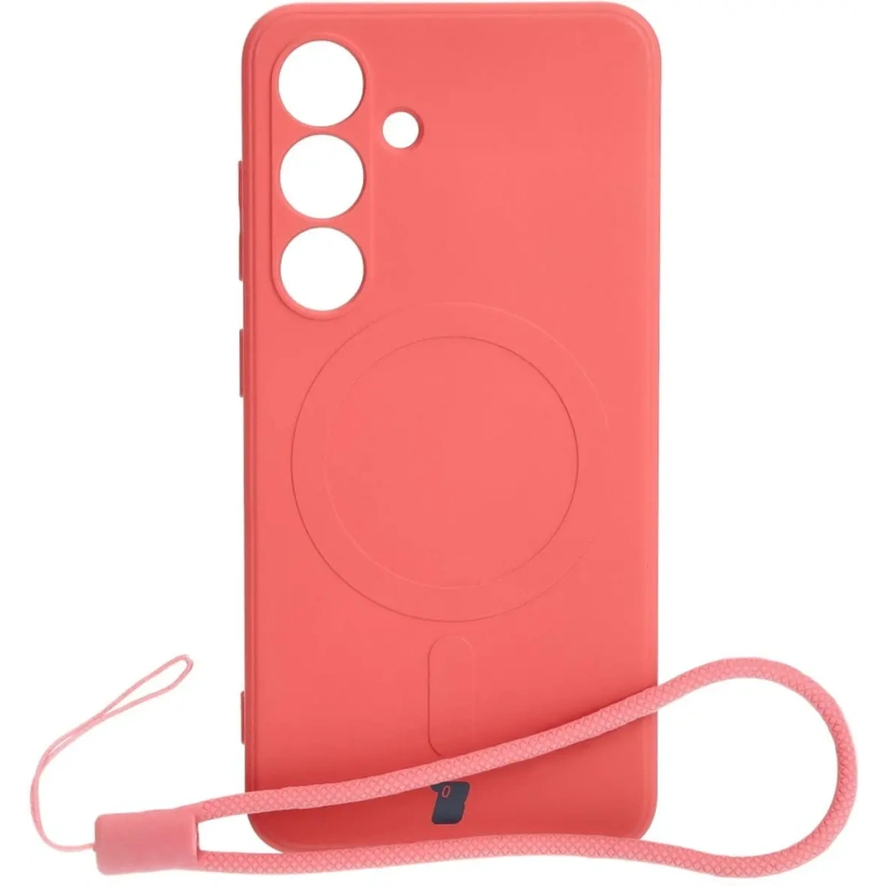 Hurtownia GSM - Etui Bizon Case Silicone Magnetic Sq do Samsung Galaxy S24 špinavě růžová - BIZ5250 - {ean13} - Hurt