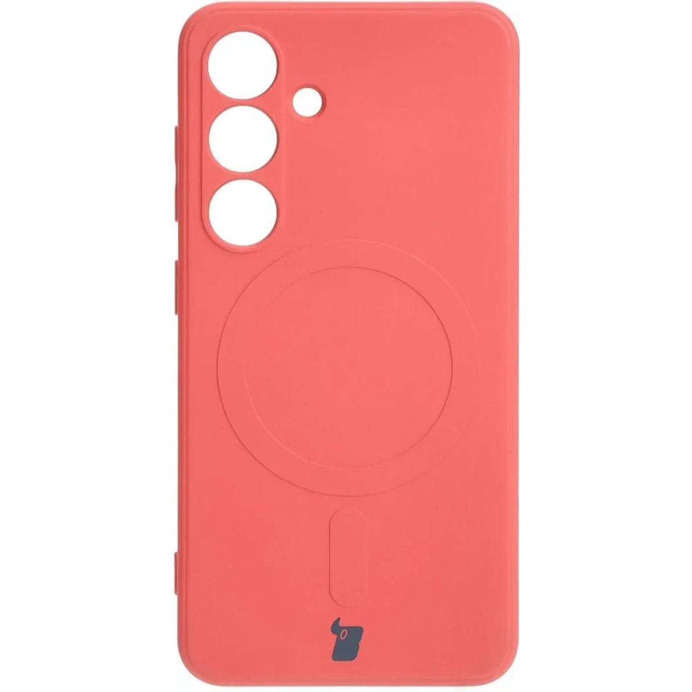 Hurtownia GSM - Etui Bizon Case Silicone Magnetic Sq do Samsung Galaxy S24 špinavě růžová - BIZ5250 - {ean13} - Hurt