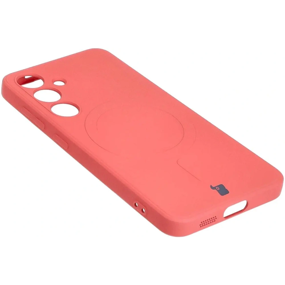 Hurtownia GSM - Etui Bizon Case Silicone Magnetic Sq do Samsung Galaxy S24 špinavě růžová - BIZ5250 - {ean13} - Hurt