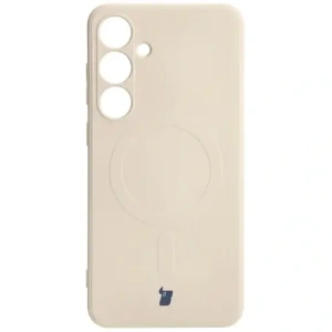 Wholesale Bizon Case Silicone Magnetic Sq Samsung Galaxy S24 Plus beige - BIZ5251 - {ean13} - Hurt