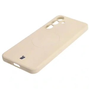 Wholesale Bizon Case Silicone Magnetic Sq Samsung Galaxy S24 Plus beige - BIZ5251 - {ean13} - Hurt