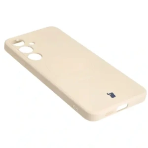 Wholesale Bizon Case Silicone Magnetic Sq Samsung Galaxy S24 Plus beige - BIZ5251 - {ean13} - Hurt