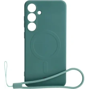 Wholesale Bizon Case Silicone Magnetic Sq Samsung Galaxy S24 Plus dark green - BIZ4685 - {ean13} - Hurt