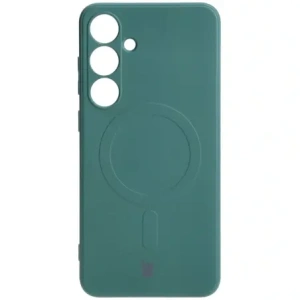 Wholesale Bizon Case Silicone Magnetic Sq Samsung Galaxy S24 Plus dark green - BIZ4685 - {ean13} - Hurt