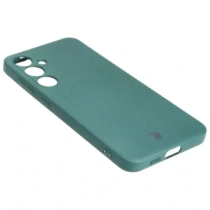 Wholesale Bizon Case Silicone Magnetic Sq Samsung Galaxy S24 Plus dark green - BIZ4685 - {ean13} - Hurt