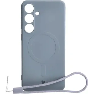 Wholesale Bizon Case Silicone Magnetic Sq Samsung Galaxy S24 Plus grey - BIZ4686 - {ean13} - Hurt