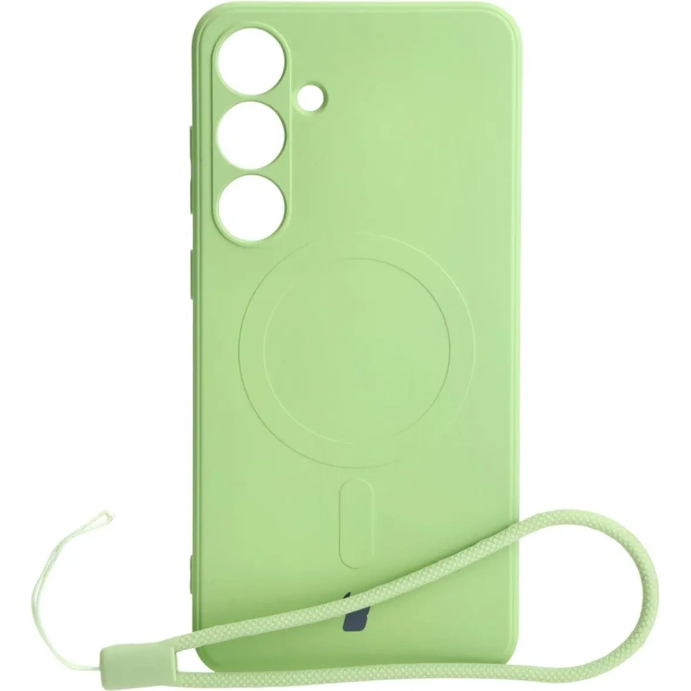 Hurtownia GSM - Bizon Case Silicone Magnetic Sq Samsung Galaxy S24 Plus világos zöld - BIZ4689 - {ean13} - Hurt