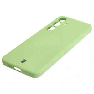 Wholesale Bizon Case Silicone Magnetic Sq Samsung Galaxy S24 Plus light green - BIZ4689 - {ean13} - Hurt