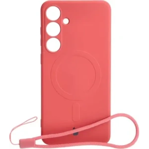 Wholesale Bizon Case Silicone Magnetic Sq Samsung Galaxy S24 Plus dirty pink - BIZ5263 - {ean13} - Hurt