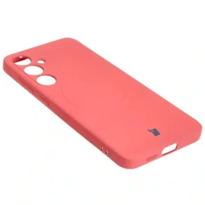 Wholesale Bizon Case Silicone Magnetic Sq Samsung Galaxy S24 Plus dirty pink - BIZ5263 - {ean13} - Hurt