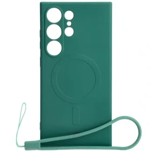 Hurtownia GSM - Bizon Case Silikon Magnetic Sq Samsung Galaxy S24 Ultra dunkelgrün - BIZ5265 - {ean13} - Hurt