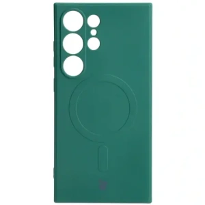 Hurtownia GSM - Bizon Case Silicone Magnetic Sq Samsung Galaxy S24 Ultra verde închis - BIZ5265 - {ean13} - Hurt