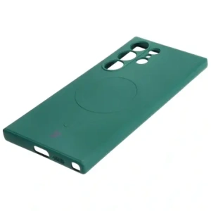 Hurtownia GSM - Bizon Case Silikon Magnetic Sq Samsung Galaxy S24 Ultra dunkelgrün - BIZ5265 - {ean13} - Hurt