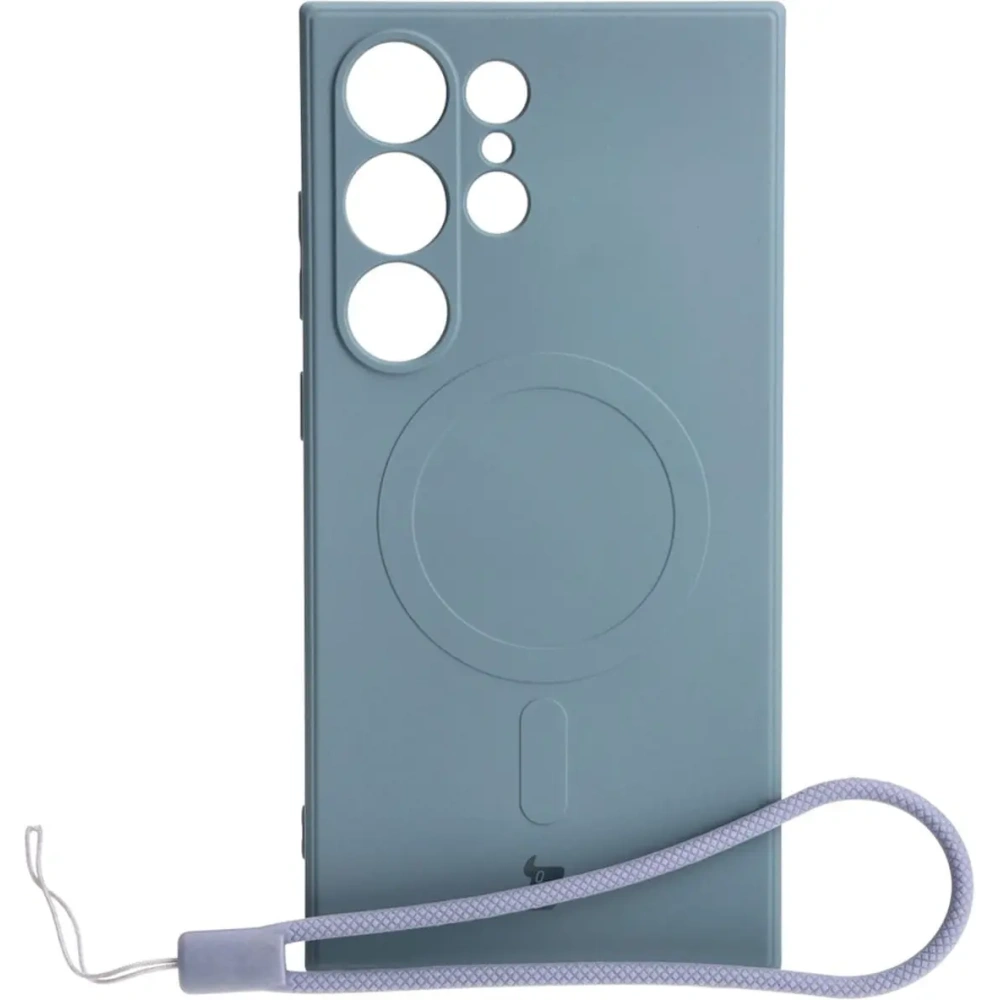 Hurtownia GSM - Bizon Caz Silikon Magnetic Sq Samsung Galaxy S24 Ultra gri - BIZ4695 - {ean13} - Hurt