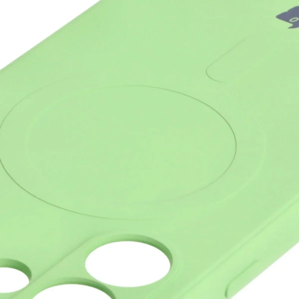 Hurtownia GSM - Etui Bizon Case Silicone Magnetic Sq do Samsung Galaxy S24 Ultra jasnozielone - BIZ5267 - {ean13} - Hurt