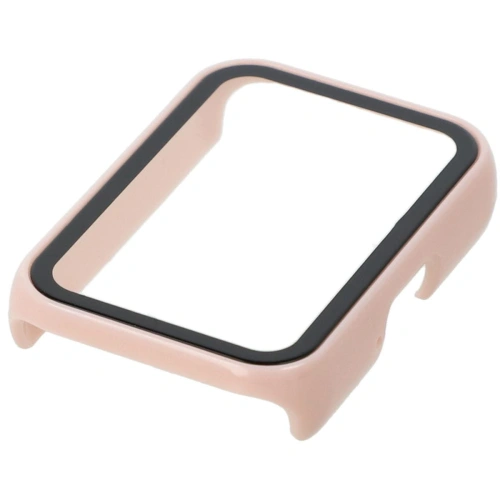 Etui Bizon Case+Glass Watch do Samsung Galaxy Fit 3 różowe