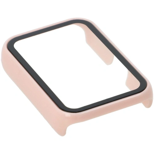 Etui Bizon Case+Glass Watch do Samsung Galaxy Fit 3 różowe