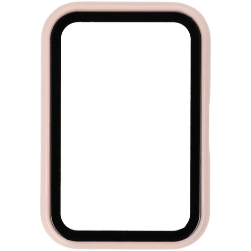 Etui Bizon Case+Glass Watch do Samsung Galaxy Fit 3 różowe