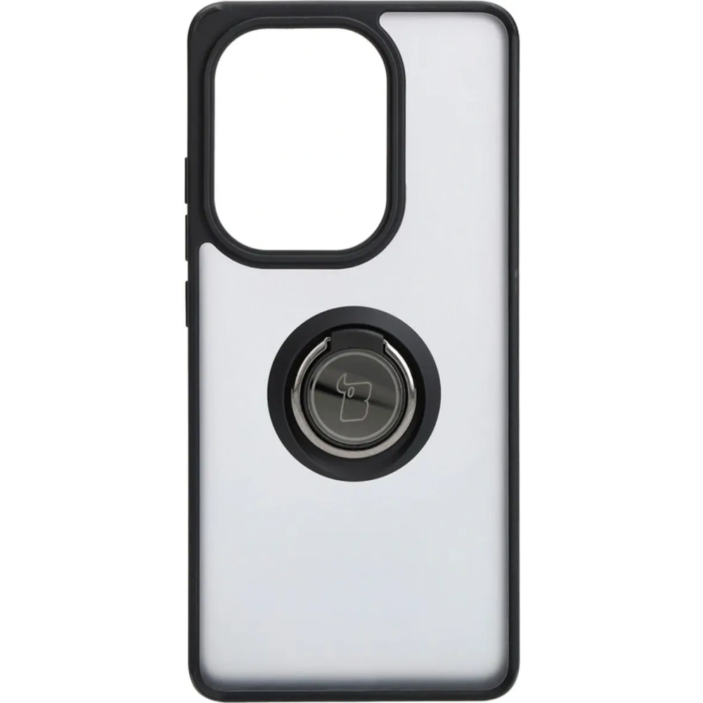 Hurtownia GSM - Bizon Case Hybrid Ring Xiaomi Poco M6 Pro 4G / Xiaomi Redmi Note 13 Pro 4G fumuriu cu un cadru negru - BIZ4699 - {ean13} - Hurt