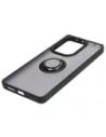 Hurtownia GSM - Bizon Case Hybrid Ring Xiaomi Poco M6 Pro 4G / Xiaomi Redmi Note 13 Pro 4G fumuriu cu un cadru negru - BIZ4699 - {ean13} - Hurt