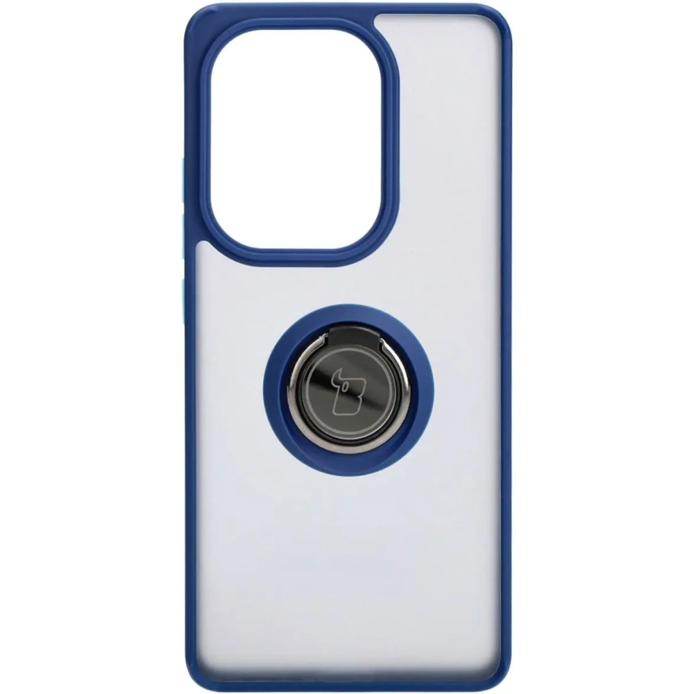 Wholesale Bizon Case Hybrid Ring Xiaomi Poco M6 Pro 4G / Xiaomi Redmi Note 13 Pro 4G / LTE / 14S smoky with a navy blue frame - BIZ4700 - {ean13} - Hurt