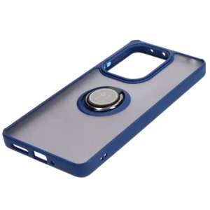 Wholesale Bizon Case Hybrid Ring Xiaomi Poco M6 Pro 4G / Xiaomi Redmi Note 13 Pro 4G / LTE / 14S smoky with a navy blue frame - BIZ4700 - {ean13} - Hurt