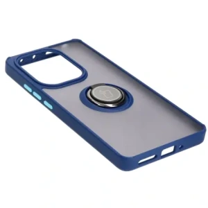 Wholesale Bizon Case Hybrid Ring Xiaomi Poco M6 Pro 4G / Xiaomi Redmi Note 13 Pro 4G / LTE / 14S smoky with a navy blue frame - BIZ4700 - {ean13} - Hurt