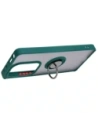 Wholesale Bizon Case Hybrid Ring Xiaomi Poco M6 Pro 4G / Xiaomi Redmi Note 13 Pro 4G / LTE / 14S smoky with a dark green frame - BIZ5272 - {ean13} - Hurt