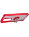 Wholesale Bizon Case Hybrid Ring Xiaomi Poco M6 Pro 4G / Xiaomi Redmi Note 13 Pro 4G / LTE / 14S smoky with a red frame - BIZ5273 - {ean13} - Hurt