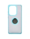 Wholesale Bizon Case Hybrid Ring Xiaomi Poco M6 Pro 4G / Xiaomi Redmi Note 13 Pro 4G / LTE / 14S smoky with a light blue frame - BIZ5274 - {ean13} - Hurt