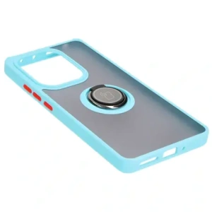 Wholesale Bizon Case Hybrid Ring Xiaomi Poco M6 Pro 4G / Xiaomi Redmi Note 13 Pro 4G / LTE / 14S smoky with a light blue frame - BIZ5274 - {ean13} - Hurt